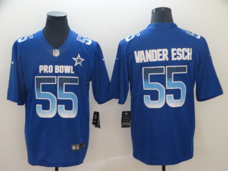 Men Dallas cowboys #55 Vander edch Blue Nike Royal 2019 Pro Bowl Limited Jersey->dallas cowboys->NFL Jersey